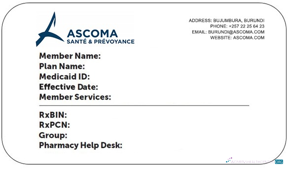 Download Burundi health insurance company Photoshop template